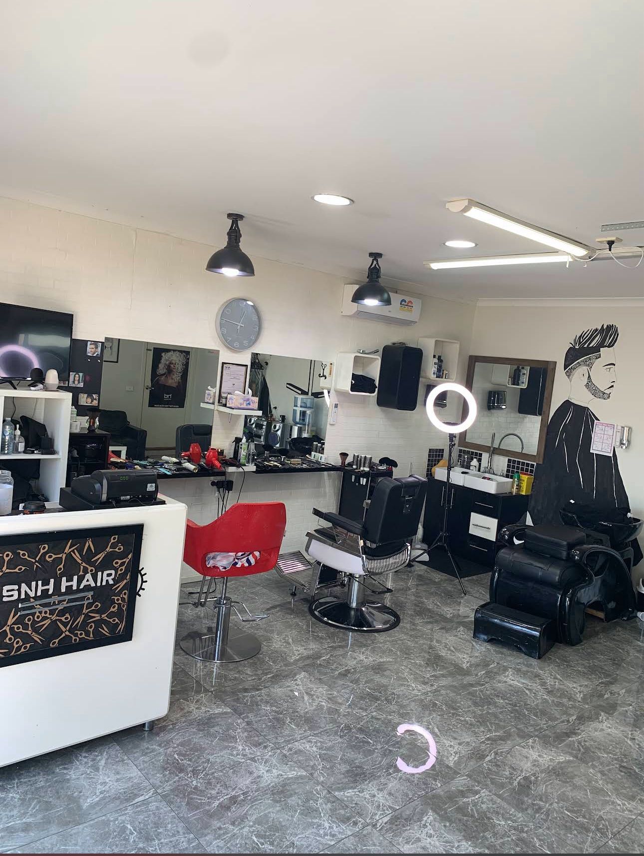 SNH Hair Salon Interior